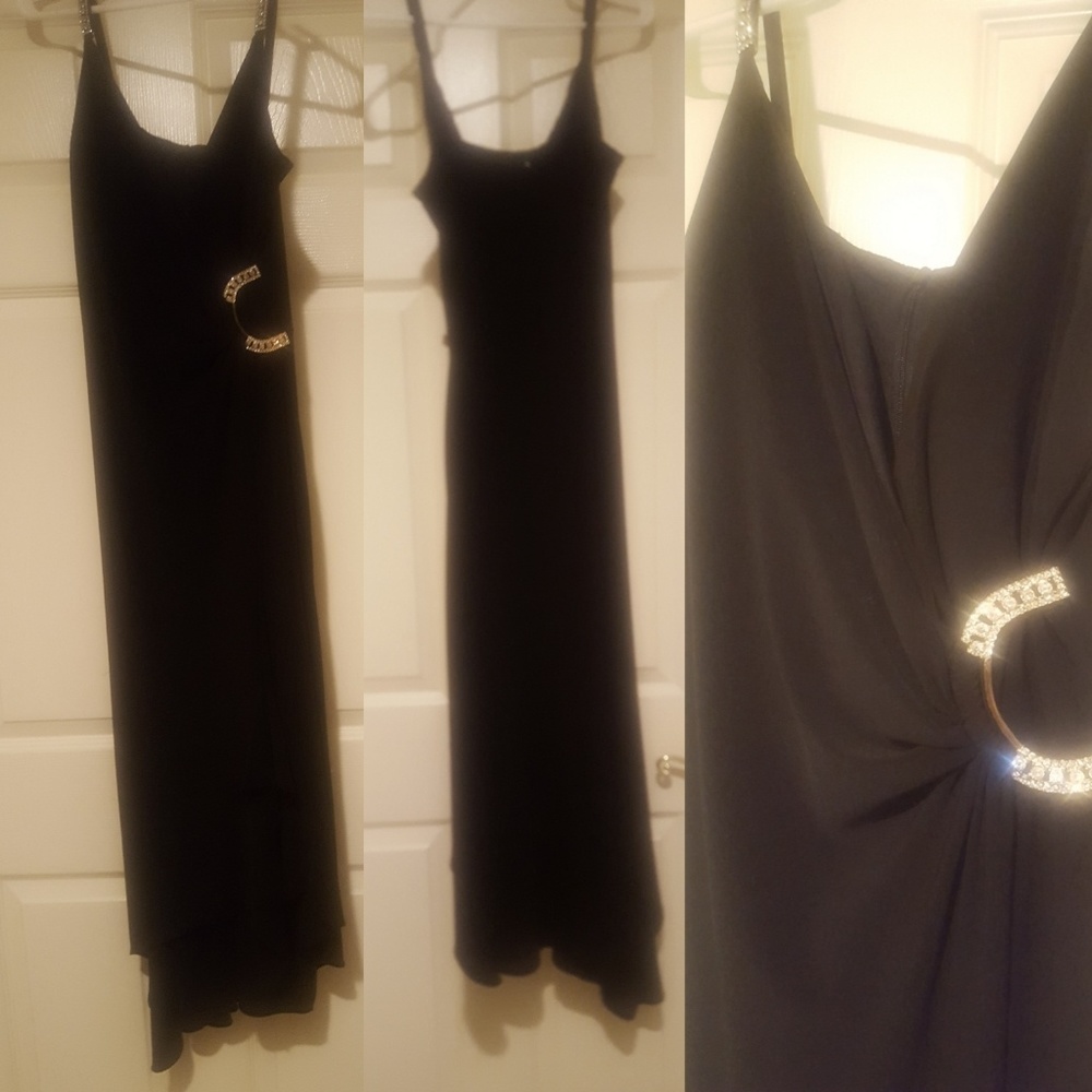 Black formal or cocktail dress